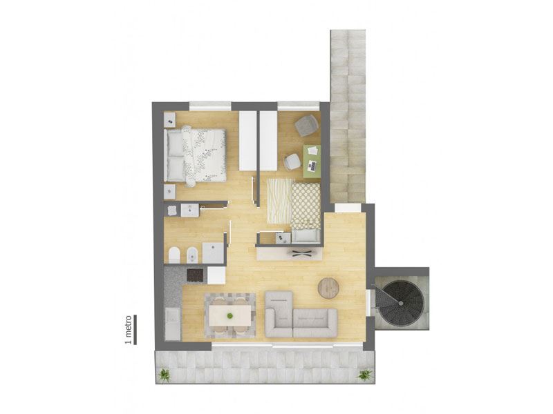 Composizione appartamenti in Sardegna